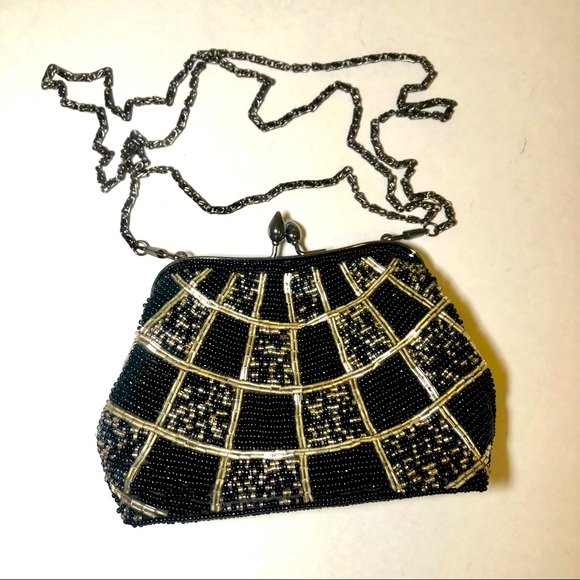 Handbags - Vintage Beaded Evening Bag